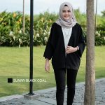 Sunny Black Coal Outer Lengan Panjang by Bayleaf
