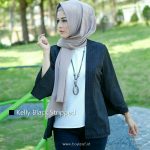 Kelly Black Stripped Outer by Bayleaf.id